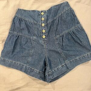 Denim High-Waisted Women Shorts